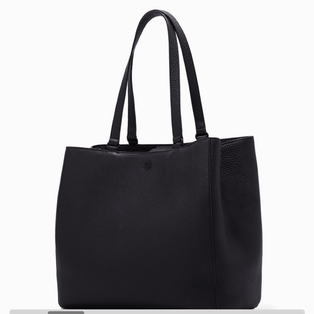 Dagne Dover Allyn Tote Onyx Leather Large